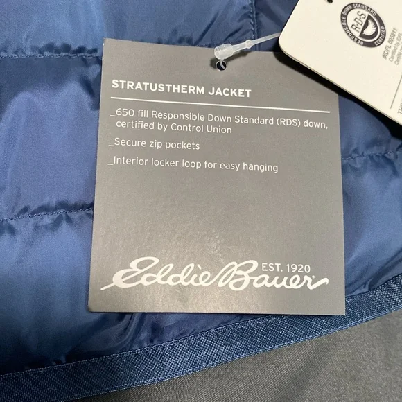 NWT Eddie Bauer Down Jacket - Picture 4 of 9